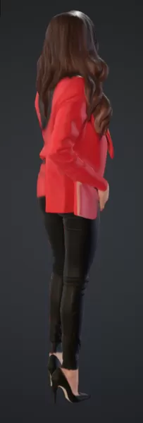 frau in enger kleidung - Model preview 2