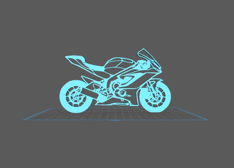 Yamaha - R6 Wall Art - Model preview 2