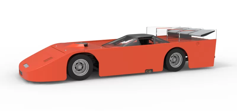 Vintage Asphalt Outlaw Super late model 1:25 - Model preview 1