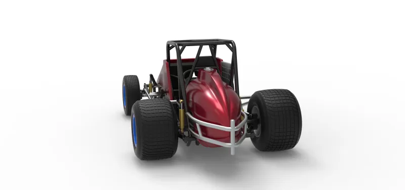 Vintage Dirt Silver Crown Car Scale 1:25 - Model preview 14