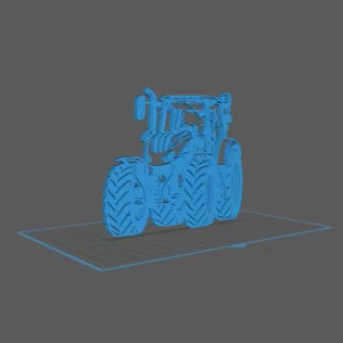 Tractor - Styr Wall Art - Model thumbnail 1