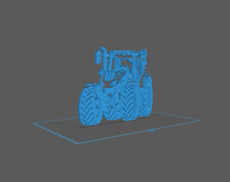 Tractor - Styr Wall Art - Model preview 1