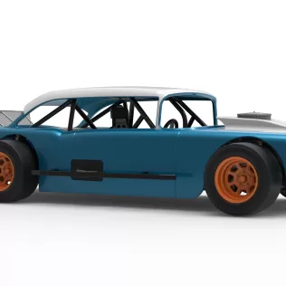 Vintage Asphalt Modified stock car V11 Scale 1:25 - Model thumbnail 25