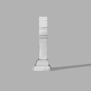 Gothic Tombstone - Halloween Grave Prop - Model thumbnail 5