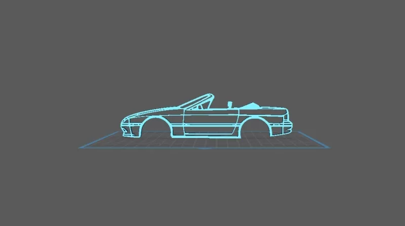 Mazda - RX7 Wall Art - Model preview 1