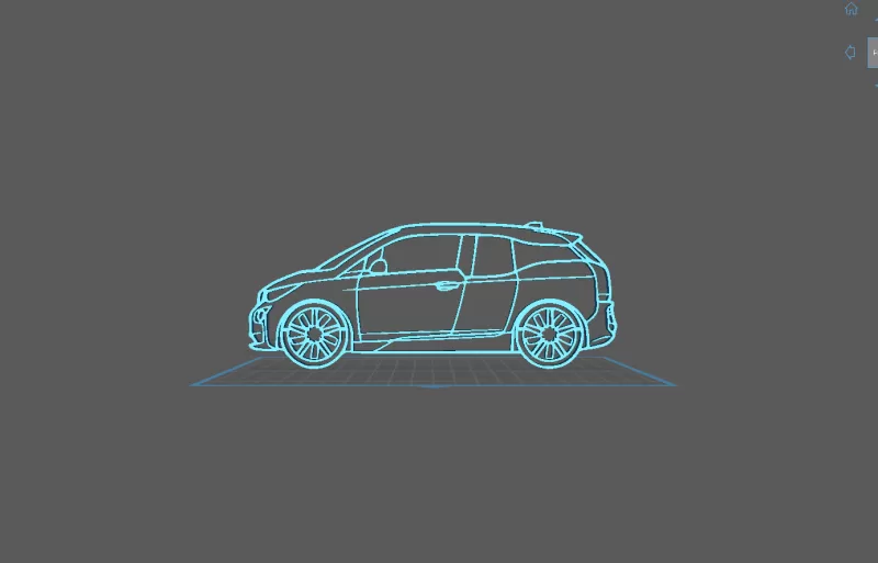 BMW - I3 Wall Art - Model preview 2