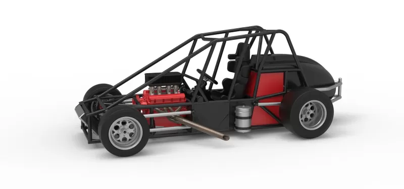 Experimental Pavement Silver Crown Car Base Scale 1:25 - Model preview 1