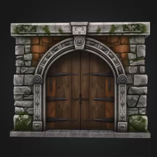 Castle Bridge Door