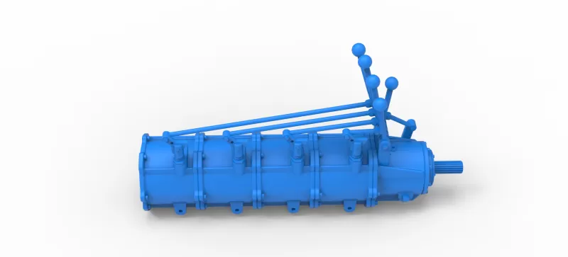 Modular planetary transmission for drag racing Scale 1:25 - Model preview 8