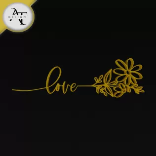 Love - Line Art - 2D Wall Art Decor