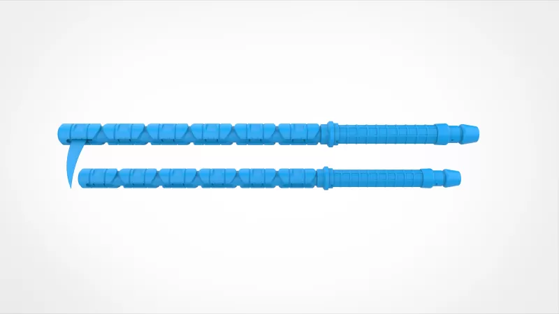 Yelena Belova Combat Batons from the Thunderbolts* 2025 - Model preview 11