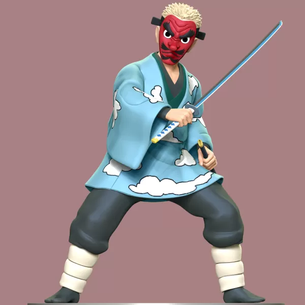 Sakonji Urokodaki - Demon Slayer - Model preview 1