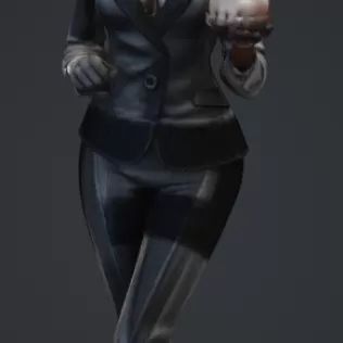 Frau mit dunklen haaren - Model thumbnail 1