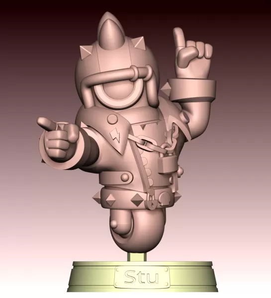 Stu - Brawl Stars - Model preview 10