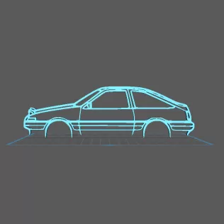 Toyota - AE86 Wall Art