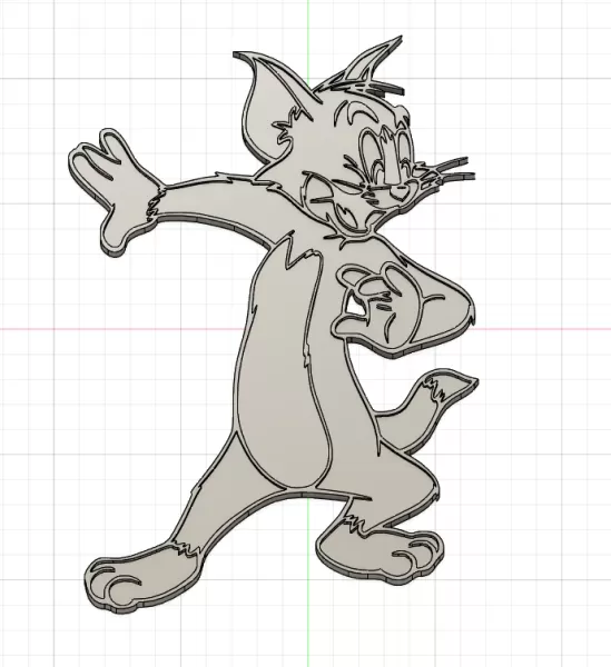 Tom - Tom & Jerry Wall art - Model preview 1