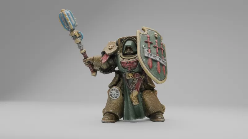 Warrior of the Imperium A Detailed 3D Model for 3D print model - Model preview 2