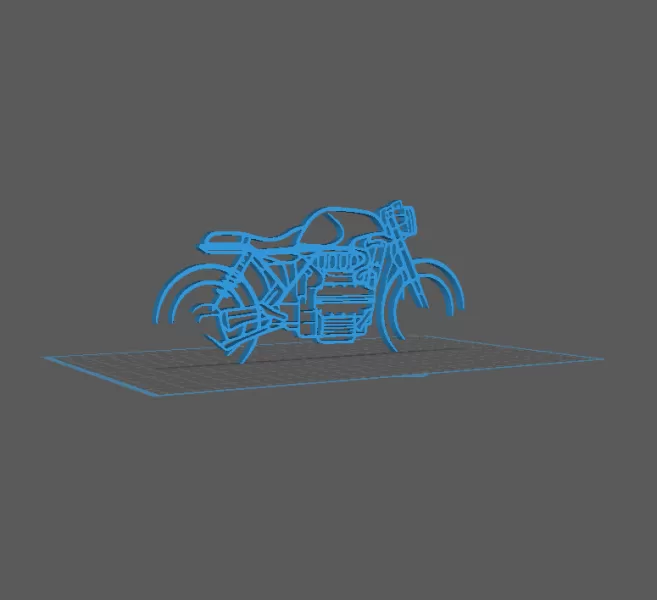 BMW - K 1100 Wall Art - Model preview 2