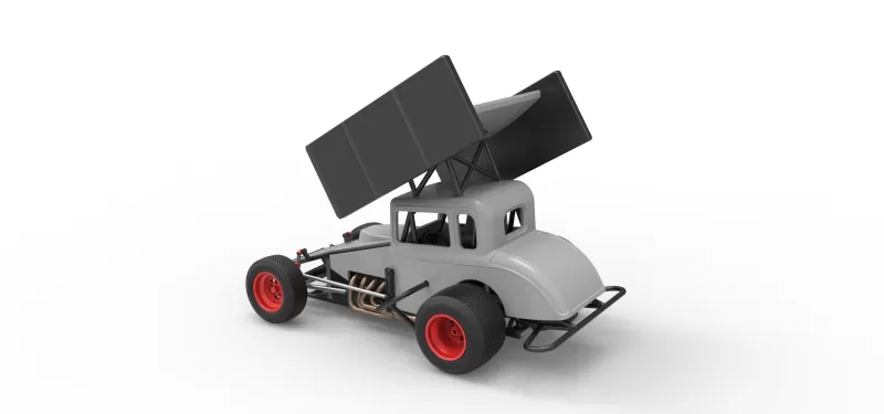 New Zealand Modified stock car Scale 1:25 - Model preview 12