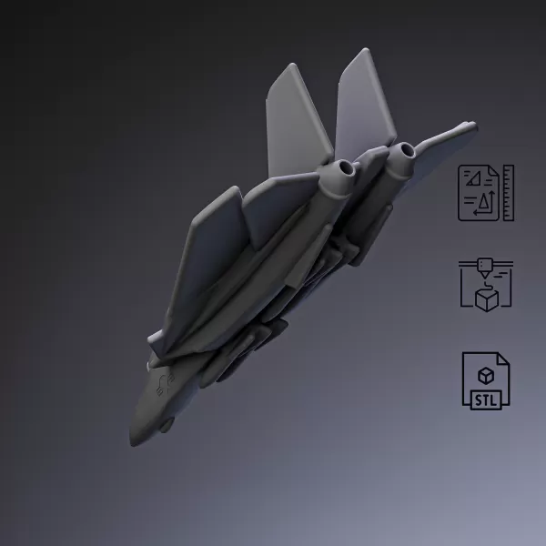 F-14 Fighter Jet #RoZ - Model preview 5