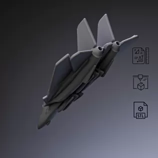 F-14 Fighter Jet #RoZ - Model thumbnail 5