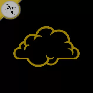 Simple Cloud Symbol - 2D Art