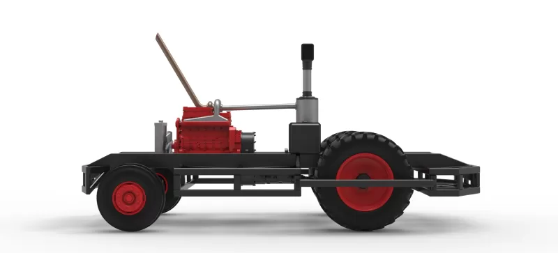 Chassis of Racing Combine Harvester Scale 1:25 - Model preview 17