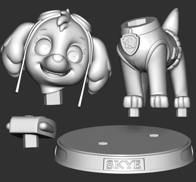 Paw Patrol - Skye - Model preview 4