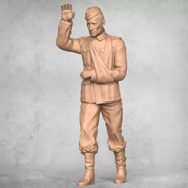 Injured Army Soldier - Model preview 1