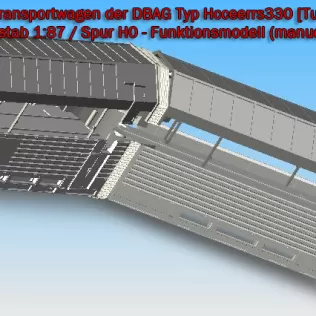 1:87 Spur H0 - Autotransportwagen der DBAG Typ Hcceerrs330 - Model thumbnail 21