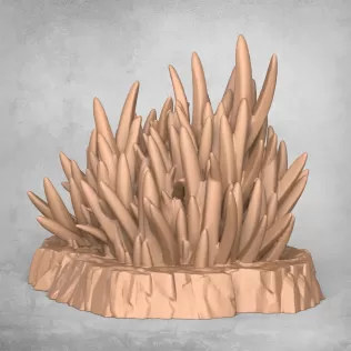 Wild Desert Grass - Model thumbnail 3