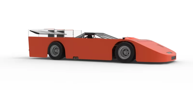 Vintage Asphalt Outlaw Super late model 1:25 - Model preview 25