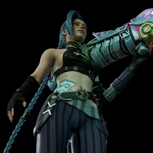 Jinx from arcane - Model thumbnail 3