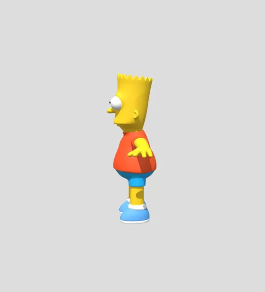 Bart TPose - Model preview 2