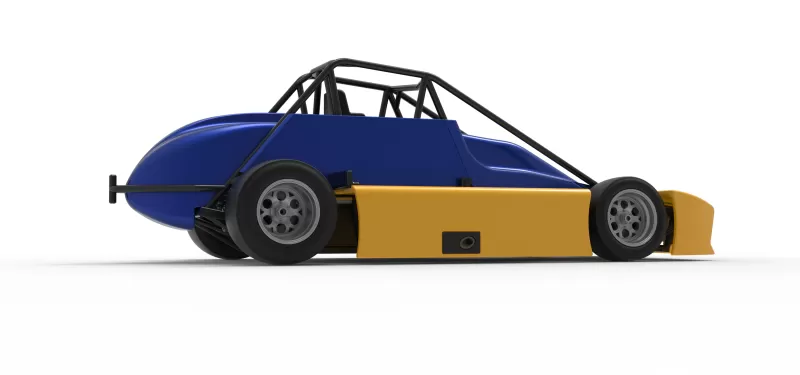 Experimental Pavement Silver Crown Car Version 2 Scale 1:25 - Model preview 21