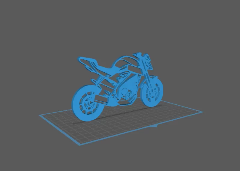 Yamaha - MT 125 Wall Art - Model preview 1