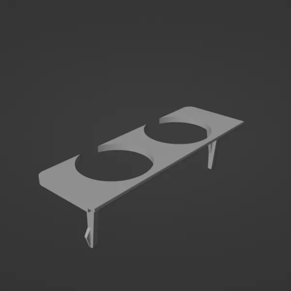 GAUGE POD ASHTRAY BMW E30 - Model preview 3