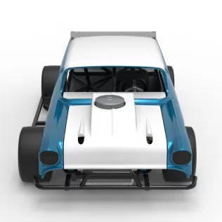 Vintage Asphalt Modified stock car V11 Scale 1:25 - Model thumbnail 8