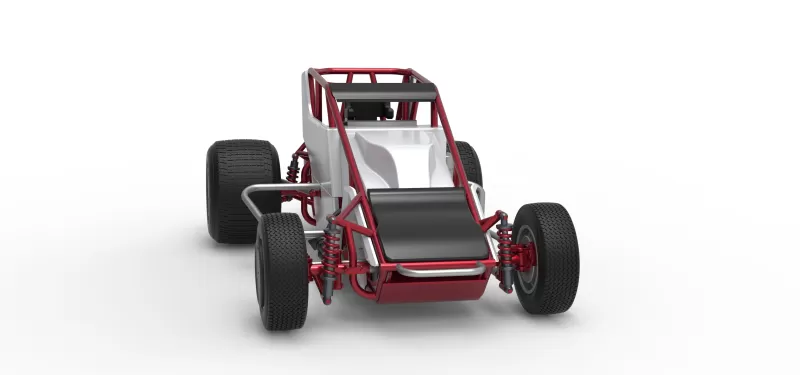 Dirt Silver Crown Car Scale 1:25 - Model preview 26