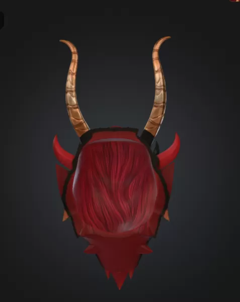 Oni Mask - Model preview 3