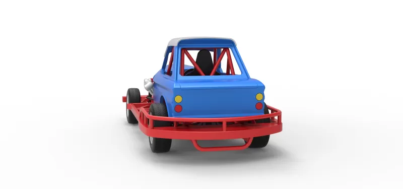 New Zealand Vintage Stock car Scale 1:25 - Model preview 14