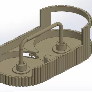 🧂⚙ Smart Rotating Spice Rack – Easy Gear-Driven Carousel Organ - Model thumbnail 2