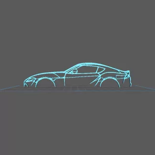 Toyota - Supra Wall Art