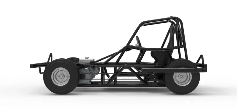 BriSCA Micro Formula 2 Stock Car Base Scale 1:16 - Model preview 9
