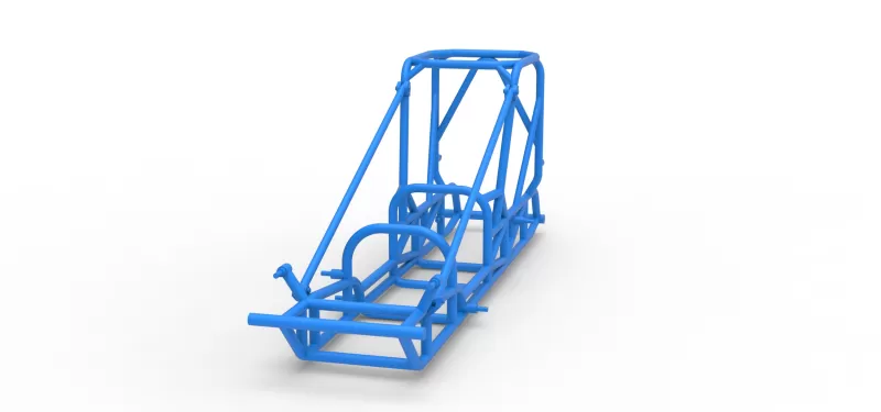 Frame of Dirt Silver Crown Champ car Scale 1:25 - Model preview 4