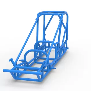 Frame of Dirt Silver Crown Champ car Scale 1:25 - Model thumbnail 4