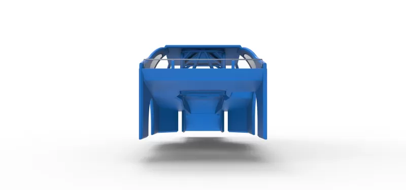 Shell of Northeast Dirt Modified stock car Version 2 Scale 1:25 - Model preview 12
