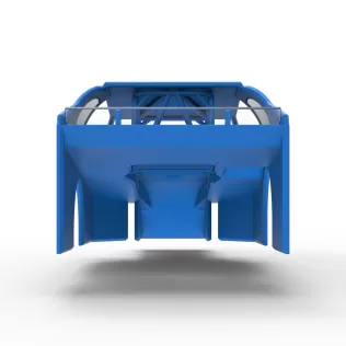 Shell of Northeast Dirt Modified stock car Version 2 Scale 1:25 - Model thumbnail 12