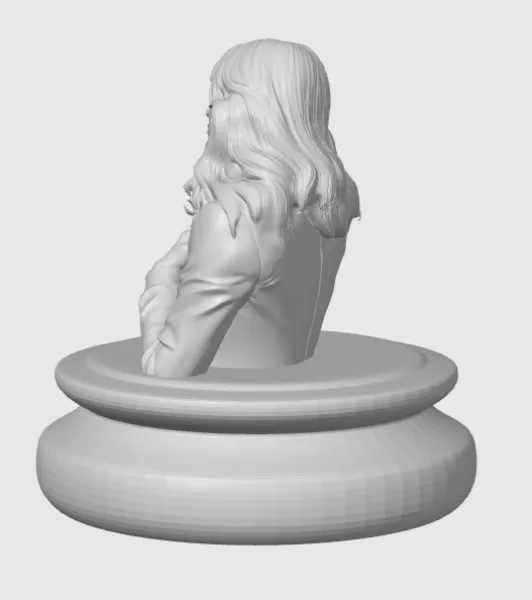Keira Knightley 3D Bust Print - Model preview 4