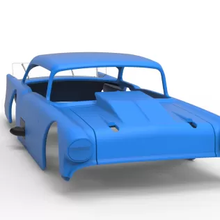 Shell of Vintage Asphalt Modified stock car V9 Scale 1:25 - Model thumbnail 16